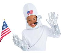 Smiffys 53169 Astronaut Kit, Unisex Children, White, One Size