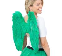 Smiffys 53177, Green Angel Wings, Unisex Adult, One Size