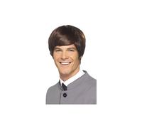 60s Male Mod Wig, Brown, Short