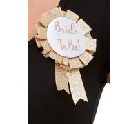 Smiffys 61014 Bride to Be Rosette, Women, Rose Gold