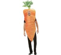 Smiffys 61032 Christmas Carrot Costume, Unisex Adult, Orange, One Size
