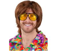 Smiffys 70s Aviator Specs, Yellow Lenses
