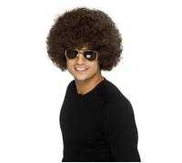 Smiffys - 70s Funky Afro Wig (Brown) - Adult