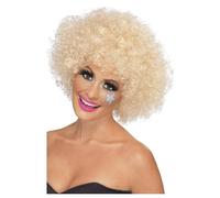 Smiffys 70s Funky Afro Wig in Yellow Smiffys Yellow