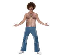 Smiffys 70s Realistic Hairy Chest Costume Top | Size: Large Smiffys Multicolor L