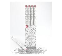 Smiffys 80cm Confetti Cannon, Silver, DB of 12