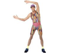 Smiffys - 80s Aerobics Instructor Costume - Men