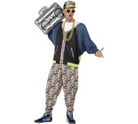 Smiffys 80s Hip Hop Patterned Costume