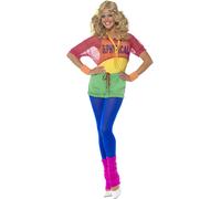 Smiffys - 80s Let's Get Physical Costume - Women