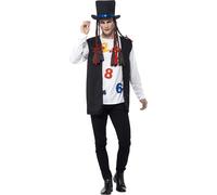 Smiffys 80s Pop Star Costume, Multicolor, L - Size 42"-44"