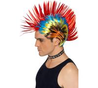 Smiffys 80s Street Punk Mohawk Wig