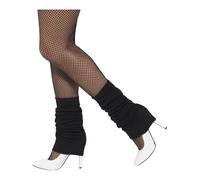Smiffys Legwarmers, Black , 1980's Fancy Dress, 1980s Dress Up Accessories