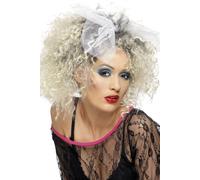 Smiffys 80s Wild Child Wig in Beige Smiffys Beige One Size