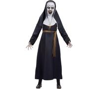 Smiffys 81011 Nun, Valek Costume, Unisex Adult, Black & White, L-UK Size 16-18