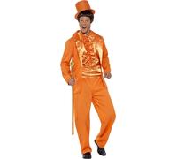 90s Stupid Tuxedo Costume, Orange