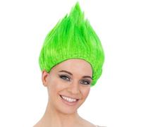 Smiffy's Wig – 90s Troll – Green – 1990s Fancy Dress