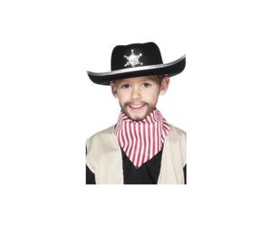 Smiffy's 99729 Special Sheriff Cowboy Felt Hat - hat sheriff fancy dress cowboy boys accessory costume black smiffys
