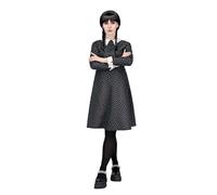 Smiffys 54064 Adult Gothic School Girl Costume, Halloween Fancy Dress Wednesday