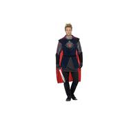 Smiffy's Adult Men's King Arthur Deluxe Costume, Top, Cape, Gloves, Bootcovers -
