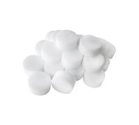 Smiffys Adult Unisex Foam Make-Up Sponges, White, Pack of 25, One Size, 23945 Halloween