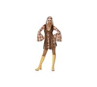 Smiffys 1960s Groovy Baby, Patterned, L - UK Size 16-18