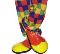 Smiffys Adults Unisex Clown Shoes, Yellow and Red, One Size, 25519 US