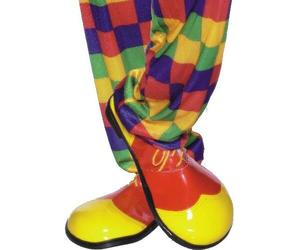 Smiffys Adults Unisex Clown Shoes, Yellow and Red, One Size, 25519 US