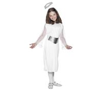 Smiffys Angel Costume Set in White | Size: 4-6 Years Smiffys White 4-6 Years