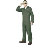 Smiffys Aviator Costume,Green,Large42- 44