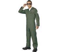 Smiffys Aviator Costume,Green,X-Large 46- 48