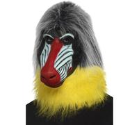 Smiffys Baboon Mask Multicoloured (One Size)