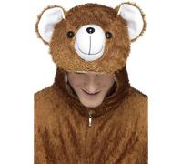 Smiffys Bear Bodysuit in Brown | Size: Medium Smiffys Brown M
