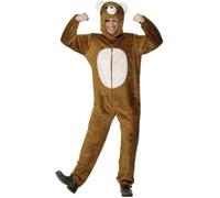 Smiffys Bear Costume, Brown, L - Size 42-44