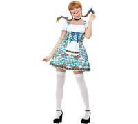 Oktoberfest Beer Maiden Costume, Blue