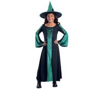 Smiffys Bewitched Child Costume, Green, Kids Fancy Dress
