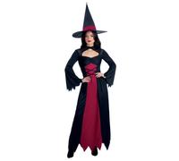 Smiffys Bewitched Womens Fancy Dress Costume, Red, Size X Large