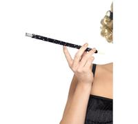 Black Sequinned Cigarette Holder.