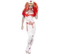 Halloween Zombie Fancy Dress Costume Ladies