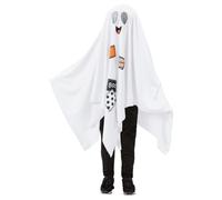 Smiffys Boo Ghost Costume in White | Size: 3-4 Years Smiffys White 3-4 Years