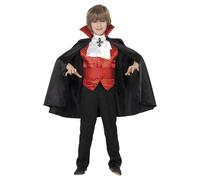 Smiffys Boy's Dracula Costume Set in Black | Size: 7-9 Years Smiffys Black 7-9 Years