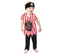 Smiffys Boy's Jolly Pirate Costume Set | Size: 1-2 Years Smiffys Multicolor 1-2 Years