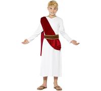 Smiffys Boy's Roman Costume in White | Size: 7-9 Years Smiffys White 7-9 Years