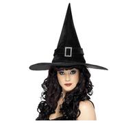 Smiffys Buckle Witch Costume Hat