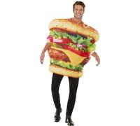 Cinema Fast Food Fancy Dress Costume Adult Mens Ladies Novelty Chips Burger Outf