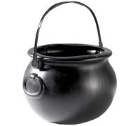 Smiffys Cauldron, Black 13cm High, Halloween Fancy Dress Accessory, Halloween Fancy Dress Accessories Dress Up Halloween decorations Halloween