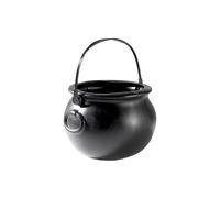 Smiffys Cauldron, Black 13cm High, Halloween Fancy Dress Accessory, Halloween Fancy Dress Accessories Dress Up Halloween decorations