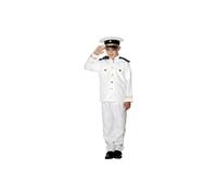 Smiffy's Children's Captain Costume, Jacket, Trousers And Hat, Ages 10-12, - captain costume fancy dress boys child sailor navy officer outfit