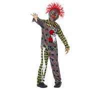 Smiffys Childrens/Kids Deluxe Twisted Clown Costume Set