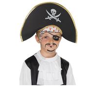 Smiffys Childrens/Kids Pirate Costume Hat