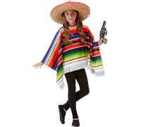 Smiffys Childrens Poncho, One Size, Color Multi, 27210 US